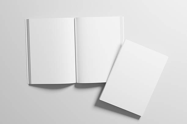 istock A5 A4 Portrait Vertical Softcover White Blank 3D Rendering Mockup 2207069646