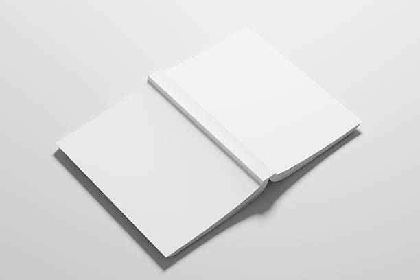 istock A5 A4 Portrait Vertical Softcover White Blank 3D Rendering Mockup 2207069676