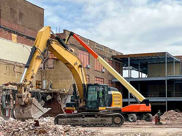 istock Large Construction Demolition Site with Heavy Equipment 2207074372