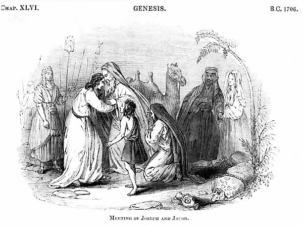istock Joseph Reunites with his Father Jacob, Bible Theology, Judaism, Christianity 2207075735