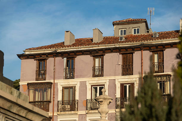 istock A pink building with a red tile roof and inviting balconies 2207081825