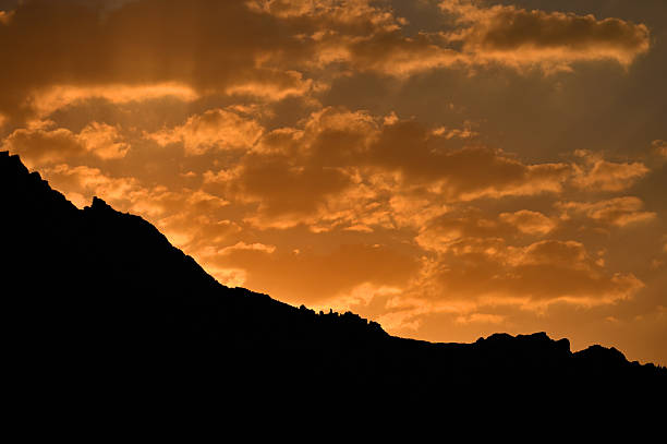 istock Sunset and Mountains landscape in Sultanate of Oma 2207098666