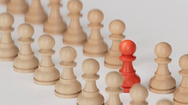 istock Stand out from the crowd. Individuality, originality and uniqueness.Made and rendered in C4D, not AI. 2207108147