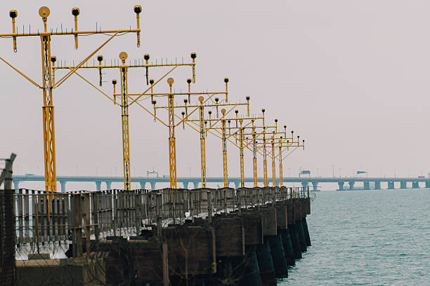 istock Seaplane Landing Lights by Pier 2207110402