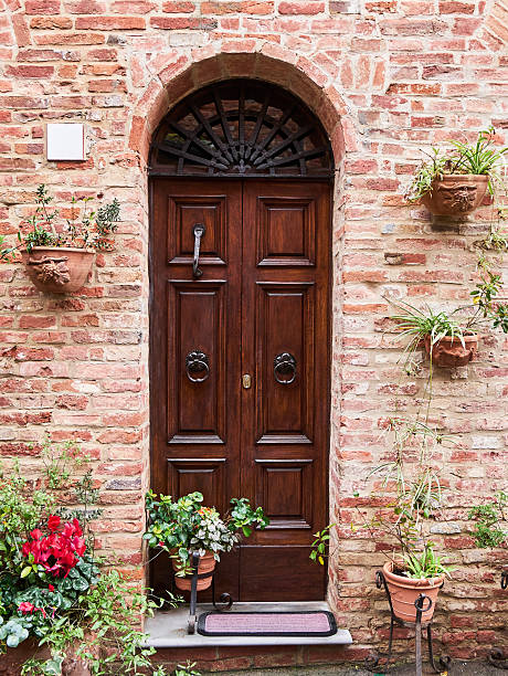 istock old Italian wooden door 2207122761