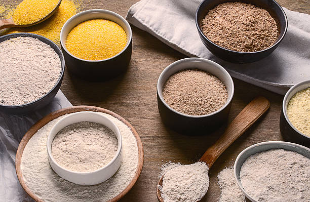 istock Assortment of baking flour. 2207124304