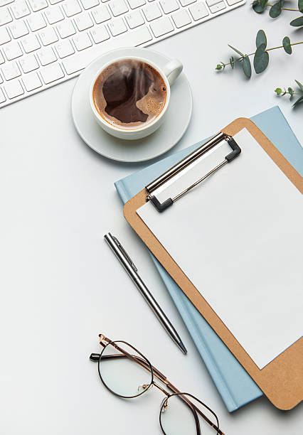 istock Stylish workspace is waiting for starting working day 2207127690