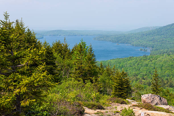 istock Eagle Lake Overlook at Acadia National Park 2207135379