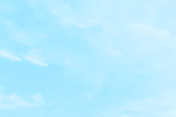 istock Blue pastel sky with white fluffy cloud. Cumulus clouds background. 2207138631