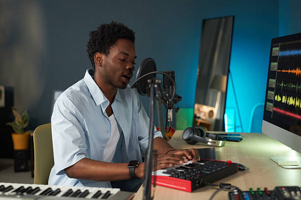 istock Creating Music in Modern Home Recording Studio 2207138834