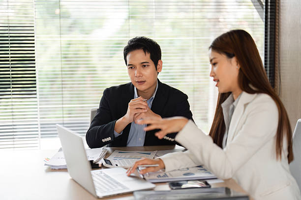 istock Interactive Business Meeting and Collaboration. Team members engaged in a productive discussion about project strategies. 2207141835