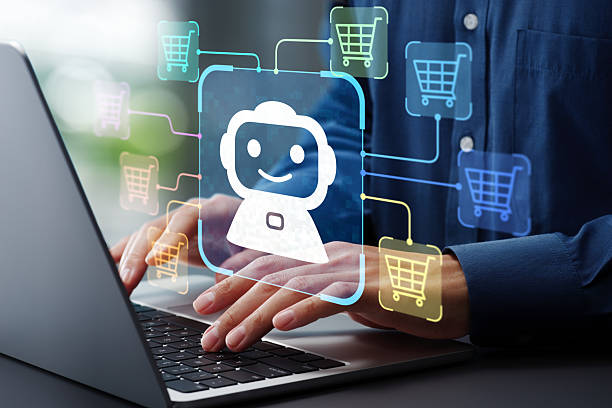 istock AI agent shopping and booking on internet. 2207142006