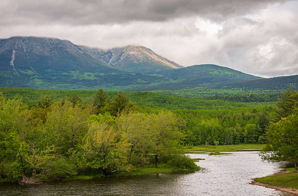 istock River Overlook at Maine North Woods 2207142604