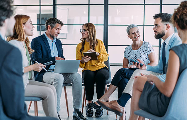 istock Business persons on meeting in the office. 2207144037