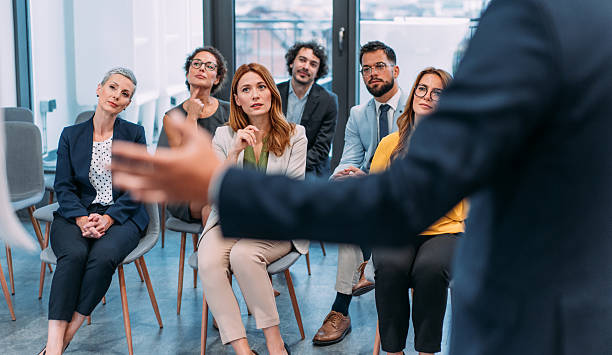 istock Team of professionals during a meeting. 2207144042