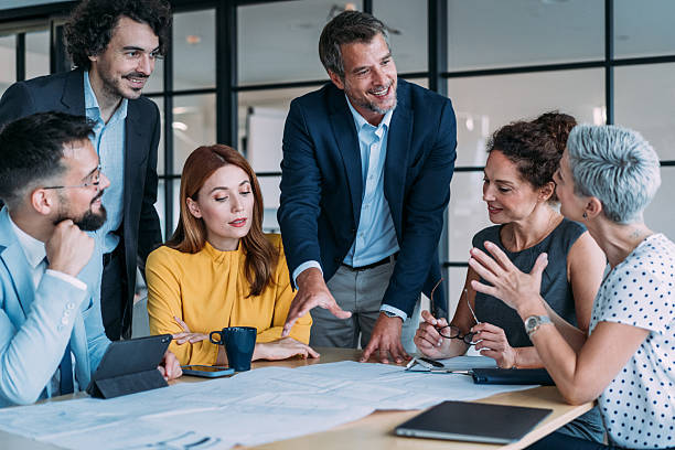 istock Business persons on meeting in the office. 2207144050