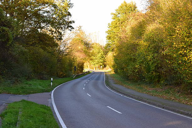 istock country road curve in colorful forest 2207153933