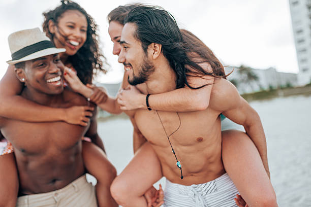 istock happiness african couple at the seaside 2207158345