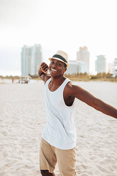 istock happiness black man on the beach 2207159195