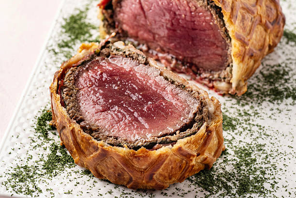 istock Beef Wellington - beef tenderloin festive dish. Meat 2207162412