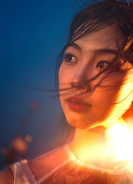 Literary mood style Asian women