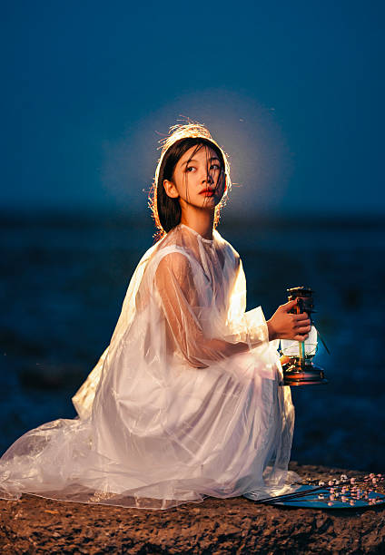 Literary mood style Asian women