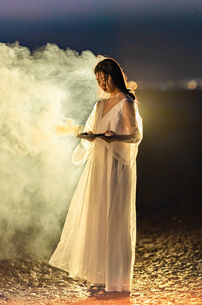 Literary mood style Asian women