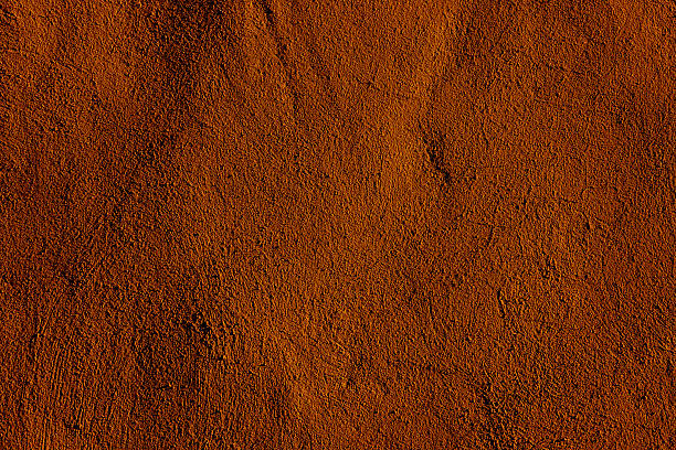istock Close-Up View of Fine Brown Powder Surface Texture in Natural Background 2207165547