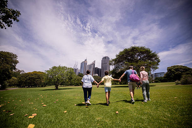 istock Family Taking a Walk in the Park 2207166889