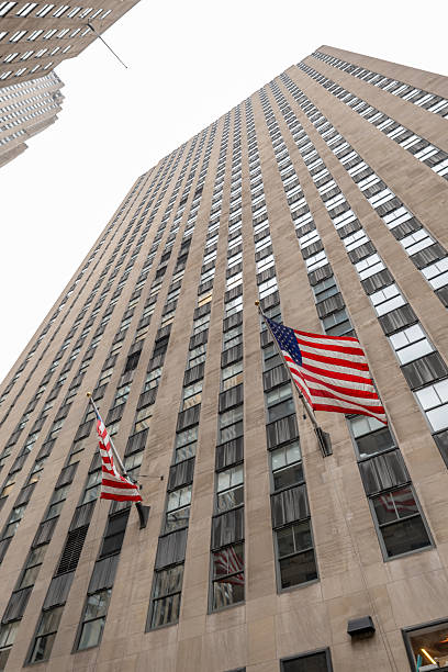 istock American Flags on Skyscrapers in NYC 2207170215