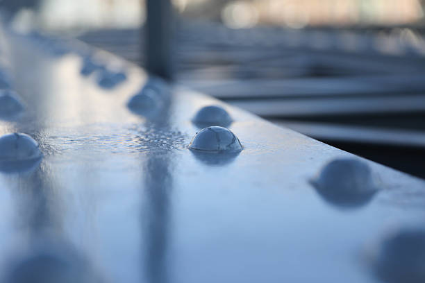 An image of water drops on the side of fabric pool.