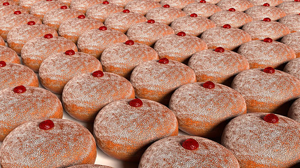 istock Traditional Jewish Donuts Sufganiyah for Hanukkah 2207174269