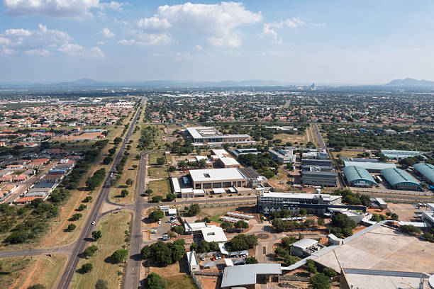 istock aerial view Gaborone residential and industrial area , developments and construction projects, capital of Botswana daytime 2207178336