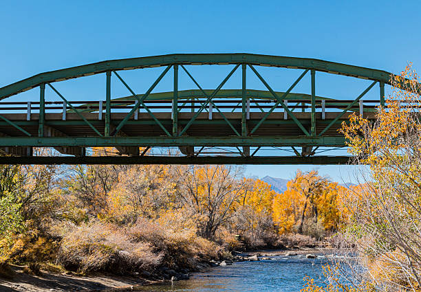 istock Old Steel Bridge Crossing The Arkansas River 2207184257