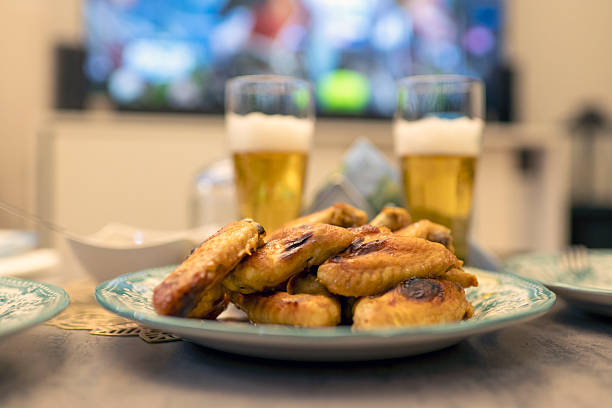 A plate of roast chicken