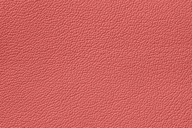 istock Textured Peach Colored Leather with grainy texture. Genuine leather, top view. Texture for design. Natural background wallpaper and background for design 2207193705
