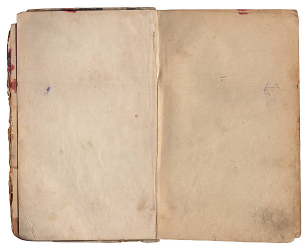 istock Vintage empty background of old book paper texture isolated 2207198902