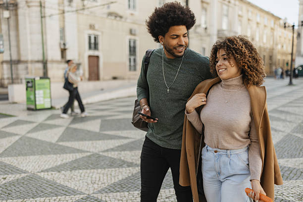 istock Couple Enjoying a Romantic Moment in Lisbon 2207200133