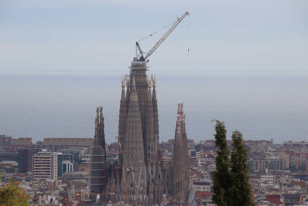 Sagrada Familia Barcelona Spain under construction