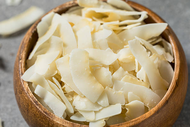 istock Organic White Shredded Coconut in a Bowl 2207217299