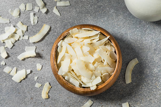 istock Organic White Shredded Coconut in a Bowl 2207217455