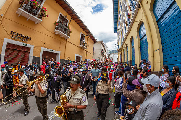 huaraz, peru. 18th september, 2022: peruvin citizen are doing propaganda for the next government in the region