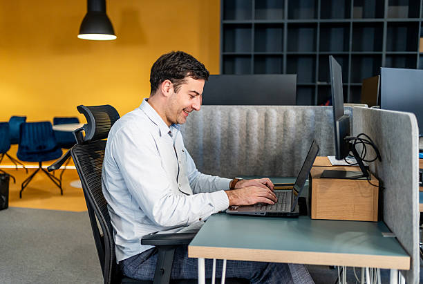 istock Man working on a laptop in the office 2207223595