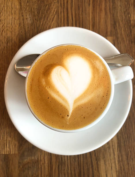 istock Paris, France: Beautiful Latte with Froth Art Heart 2207226479