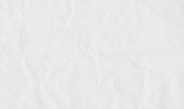 closeup of white crumpled paper for texture background - paper texture bildbanksfoton och bilder