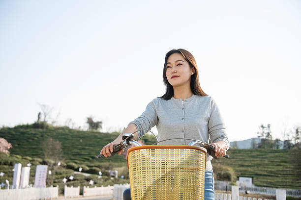 A portrait of a Hispanic woman at the park.