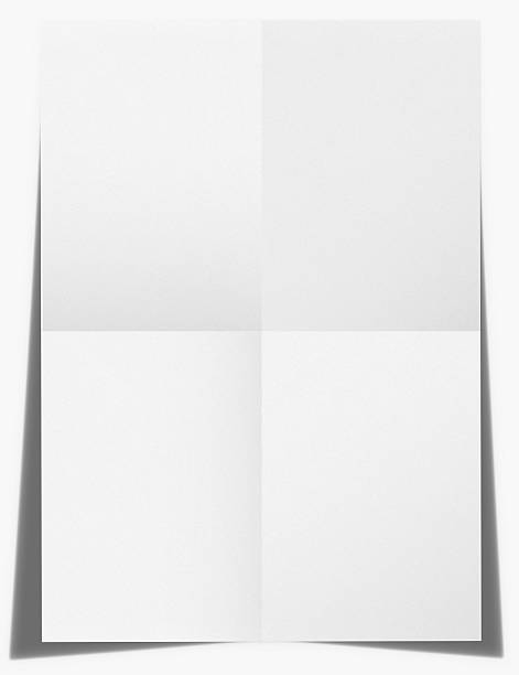 istock Realistic blank paper posters mockup with shadow isolated on background. A4 size sheet design wrinkled leaflet template for presentation artwork, flyer, brochure, picture, ads, banner 2207283878