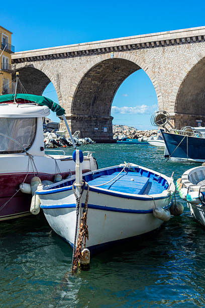 The Vallon des Auffes is a little traditional fishing haven in Marseille, situated over the corniche Kennedy, between the Catalans beach and Malmousque bay. Marseille is the prefecture of the French department of Bouches-du-Rhône and capital of the Provence-Alpes-Côte d'Azur region.Situated in the Provence region of southern France, it is located on the coast of the Gulf of Lion, part of the Mediterranean Sea, near the mouth of the Rhône river.