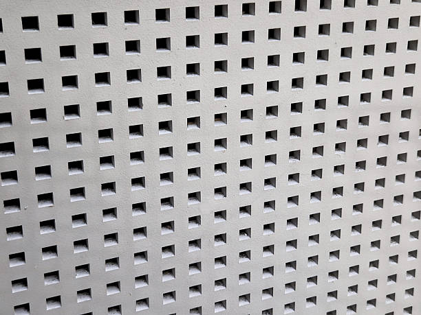 istock perforated plasterboard ceiling panels shatter echo in a large hall with tiled floor. entrance hall in a hotel where sounds must be muffled, press, surround sound, wooden floor 2207293596