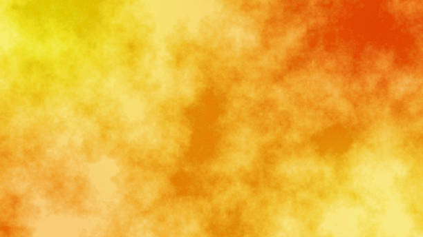 istock Beautiful gradation background (orange) that looks like it was painted with paint 2207294276